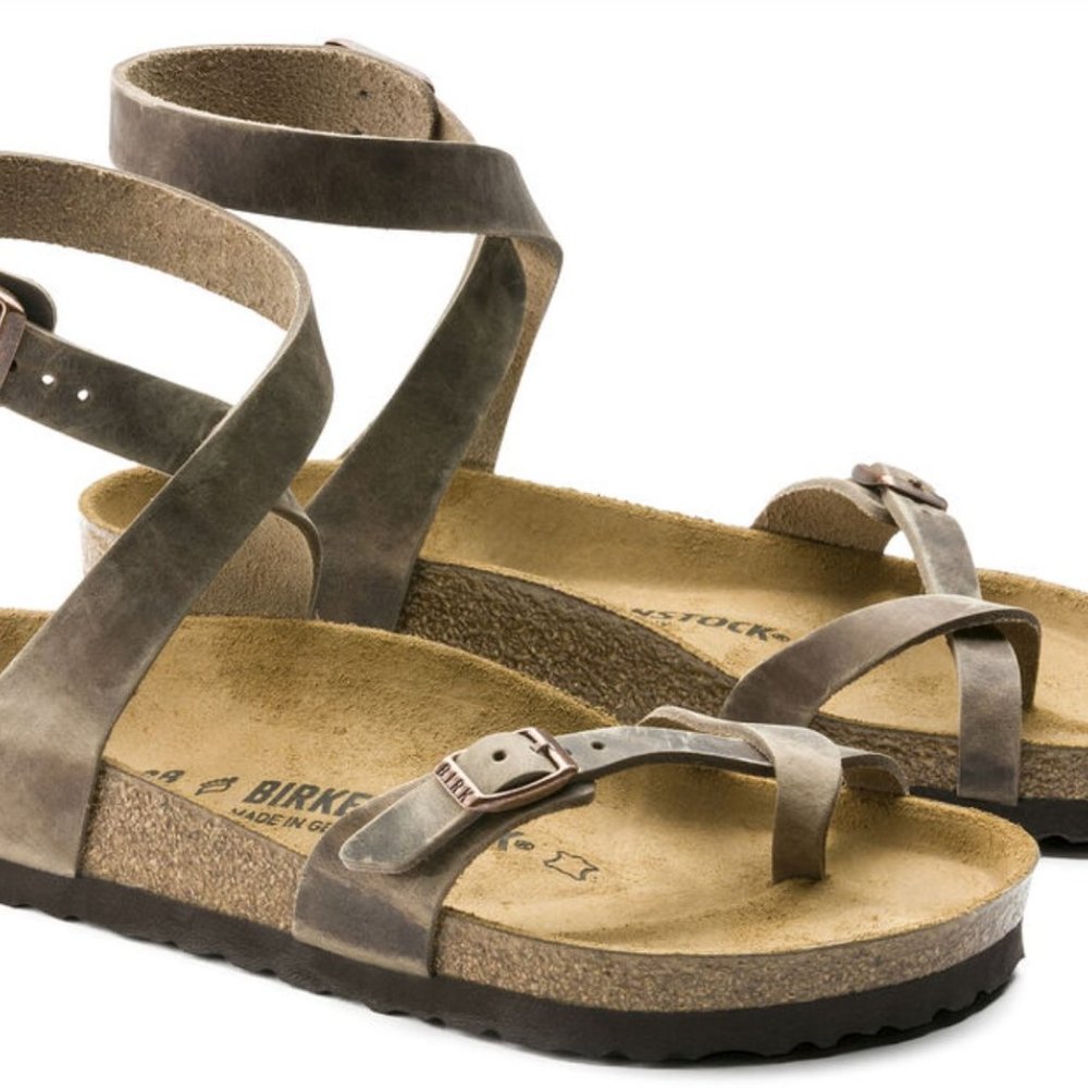 Birkenstock Yara Sandal, in Tobacco US 7.5